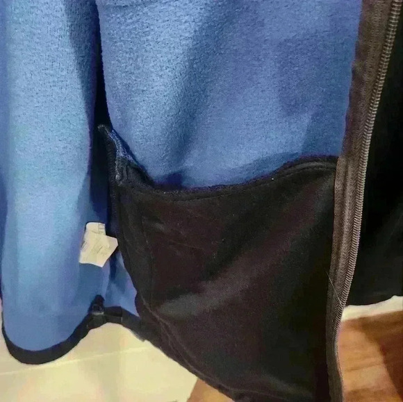 Free Country Men's Blue Size Large Soft Shell Hooded Jacket - Picture 9 of 9